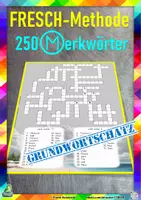 Vorschau - Arbeitsblätter - FRESCH-Methode "Merkwörter": 250 Merkwörter (D-A-CH) - Deckblatt