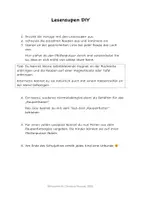 Vorschau - Mal- und Bastelvorlagen - Bastelvorlage für Leseraupen, Pässe und Urkunden - Seite 1