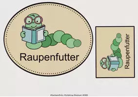 Vorschau - Mal- und Bastelvorlagen - Bastelvorlage für Leseraupen, Pässe und Urkunden - Seite 3