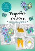 Vorschau - Mal- und Bastelvorlagen - Pop-Art Ostern: Kunstprojekte zum Ausmalen - Deckblatt