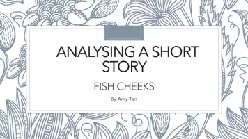 Vorschau - Präsentationen/Tafelbilder - Komplettes Material: Writing an Outline (Example Story: Fish Cheeks) - Seite 1