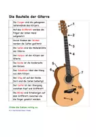 Vorschau - Arbeitsblätter - Unterricht und Material: Die Gitarre für Kinder - Seite 1