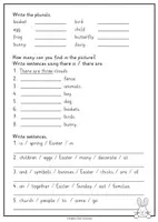 anteprima - Schede informative - Easter grammar activities (English) / Attività grammaticali pasquali (inglese) - Pagina 2