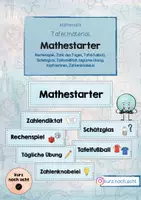 Vorschau - Spiele - Mathestarter Tafelmaterial - Deckblatt