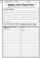 Vorschau - Arbeitsblätter - ADJEKTIVE - Arbeitsblattsammlung WORTARTEN - Seite 1