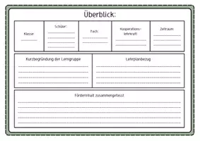 Vorschau - Fördermaterial/Inklusion - Förderplanvorlage für eine Gruppenförderung - Seite 2