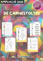 Vista previa - Hojas de trabajo - Ampliació Passatemps de Carnestoltes - Portada
