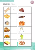Vista previa - Hojas de trabajo - Passatemps dels Aliments típics Nadalencs - página 1