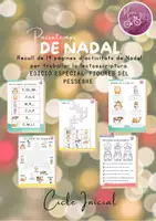 Vista previa - Hojas de trabajo - Passatemps de Nadal - figures del pessebre - Portada