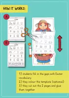Προεπισκόπηση - Φύλλα εργασίας - Easter vocabulary craftivity; 2-way differentiated (English) / Πασχαλινή δεξιοτεχνία λεξιλογίου; 2-way διαφοροποιημένο (Αγγλικά) - Σελίδα 2