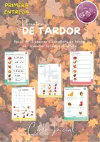 Vista previa - Hojas de trabajo - Lectoescriptura de tardor - página 1