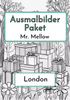 Vorschau - Mal- und Bastelvorlagen - Ausmalbilder Paket London - Deckblatt