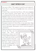 Προεπισκόπηση - Φύλλα εργασίας - St Patrick's Day - Packet (English) / Ημέρα του Αγίου Πατρικίου - Πακέτο (Αγγλικά) - Σελίδα 2