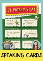 Προεπισκόπηση - Φύλλα εργασίας - St. Patrick's Day Speaking Cards // κάρτες συνομιλίας (Αγγλικά) - Εξώφυλλο