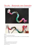 Vorschau - Mal- und Bastelvorlagen - Drache zum Ausdrucken und Ausmalen - Chinesisches Neujahr und Drachentanz - Seite 2