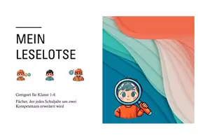 Vorschau - Fördermaterial/Inklusion - Leselotse: Lesefächer für Klasse 1-4 (erweiterbar) - Deckblatt