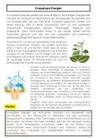 Vorschau - Arbeitsblätter - Erneuerbare Energietechnologien: Photovoltaik, Windkraft und Wasserkraft - Seite 1