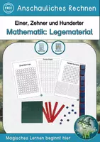 Vorschau - Fördermaterial/Inklusion - Mathematik Legematerial: Einer, Zehner und Hunderter - Deckblatt