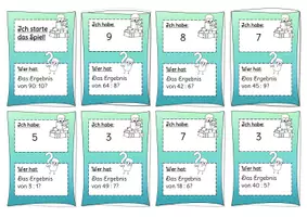 Vorschau - Spiele - Ich habe... Wer hat...? Grundrechenarten: Division (Mathe-Starter/Mathespiel für die Kopfrechenphase/Vorwissensaktivierung) - Seite 1