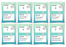 Vorschau - Spiele - Ich habe... Wer hat...? Grundrechenarten: Division (Mathe-Starter/Mathespiel für die Kopfrechenphase/Vorwissensaktivierung) - Seite 3