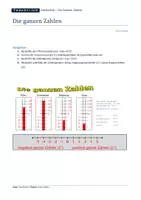 Vorschau - Arbeitsblätter - Die Ganzen Zahlen - Einstieg - Seite 3