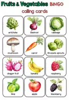 Aperçu - Jeux - Fruit & Veggies Bingo – Fun and Educational Game! 🍎🥕🎉 - Page 3