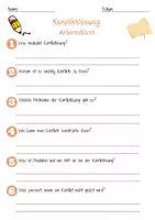 Vorschau - Arbeitsblätter - Konfliktlösung Arbeitsblatt 7. & 8. Klasse Mediation AB mit Lösungen - Seite 1