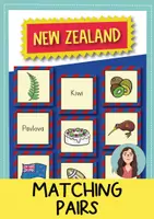Προεπισκόπηση - Flashcards - New Zealand Matching Pairs Game (English) / Παιχνίδι με ζευγάρια ταιριάσματος Νέας Ζηλανδίας (Αγγλικά) - Εξώφυλλο