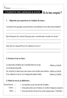 Aperçu - Feuilles d'exercices - Cahier découverte - cabane à sucre - Page 2