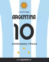 Vorschau - Bildkarten - Interaktive Redekarten "Expresiones argentinas típicas" - Deckblatt