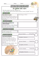 Vorschau - Arbeitsblätter - Suchmaschine | Internetrecherche| Checkliste & 4 Aufgaben - Seite 1