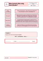 Vorschau - Arbeitsblätter - Materialpaket Brutto-Netto-Rechnung - Seite 1