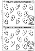 Vorschau - Arbeitsblätter - Verliebte Zahlen | Miniheft | Mathe Klasse 1 - Seite 3