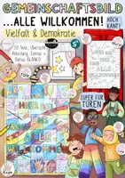 Vorschau - Arbeitsblätter - Vielfalt - Materialpaket "Alle sind willkommen" Poster, Lied, Materialien - Seite 1
