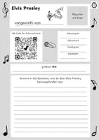Vorschau - Arbeitsblätter - Steckbriefe Superstars ab Klasse 3 Sänger / Bands / Musik - Deckblatt