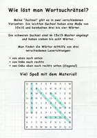 Vorschau - Arbeitsblätter - Körper und Organe: leichte Wortsuchrätsel für Grundschüler - Seite 1