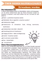 Vorschau - Arbeitsblätter - Handreichung Materialpaket: Erwachsen werden - Deckblatt