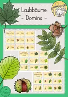 Vorschau - Spiele - Bäume Laubbäume Blätter Wald Domino - Deckblatt