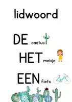 Voorbeeld - Hulpkaarten thema cactus - Pagina 1
