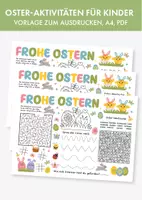 Vorschau - Mal- und Bastelvorlagen - Oster-Aktivitätenpaket, Schreibübungen, Rätsel und Malvorlagen - Seite 2