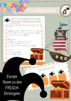 Vorschau - Arbeitsblätter - Escape Room FRESCH Faschingschaos - Deckblatt