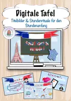 Vorschau - Präsentationen/Tafelbilder - Stundenanfang: Titelbilder & Stundenrituale - Deckblatt