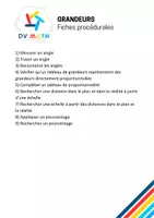 Aperçu - Fiches - (67) Fiches procédurales MATH 1C (12-13ans) - Page 3