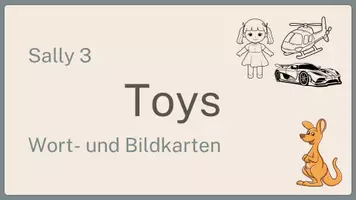Vorschau - Arbeitsblätter - Sally 3 - Lektion "Toys" - Wort- und Bildkarten zur Lektion (Sally 3 - Ausgabe Bayern) - Seite 2