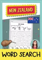 anteprima - Materiale di supporto/inclusione - New Zealand word search (English) / Ricerca di parole sulla Nuova Zelanda (inglese) - Pagina di copertina