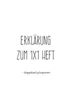 Vorschau - Arbeitsblätter - 1x1 Buch - Legen, Rechen, Malen der Einmaleins Reihen - Seite 1