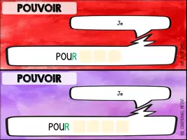 Aperçu - Cartes d'exercices - Conjugaison horizontale - POUVOIR - Page de couverture