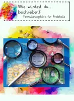 Vorschau - Fördermaterial/Inklusion - Wie würdest du... beschreiben? Formulierungshilfe für Versuchsbeobachtungen - Deckblatt