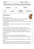 Vorschau - Arbeitsblätter - Waldtiere Stichpunktkarten schreiben ( Vorbereitung zum Vortrag) - Seite 3