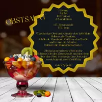 Vorschau - Bildkarten - Rezepte für Obstsalat und Apfelmuffins - Deckblatt